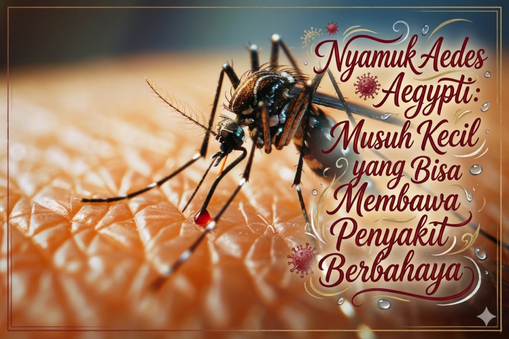 Nyamuk Aedes Aegypti: Musuh Kecil yang Bisa Membawa Penyakit Berbahaya