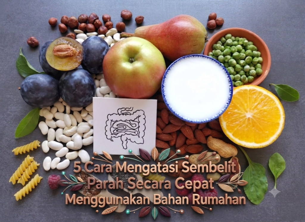 5 Cara Mengatasi Sembelit Parah Secara Cepat Menggunakan Bahan Rumahan