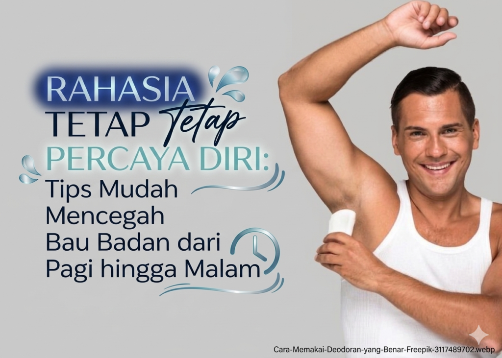 Rahasia Tetap Percaya Diri: Tips Mudah Mencegah Bau Badan dari Pagi hingga Malam