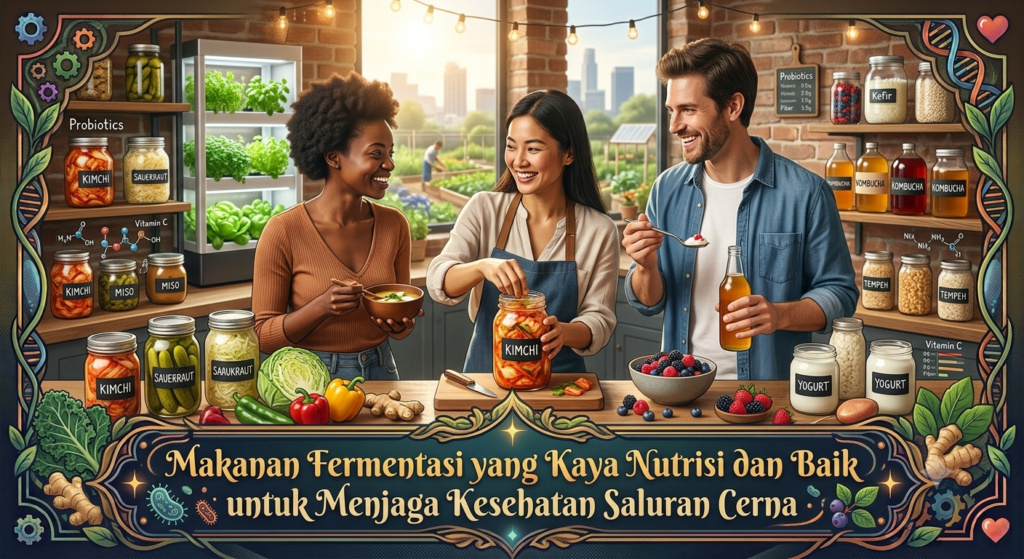 Makanan Fermentasi yang Kaya Nutrisi dan Baik untuk Menjaga Kesehatan Saluran Cerna