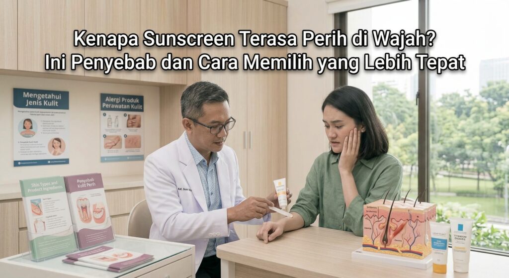 Kenapa Sunscreen Terasa Perih di Wajah? Ini Penyebab dan Cara Memilih yang Lebih Tepat
