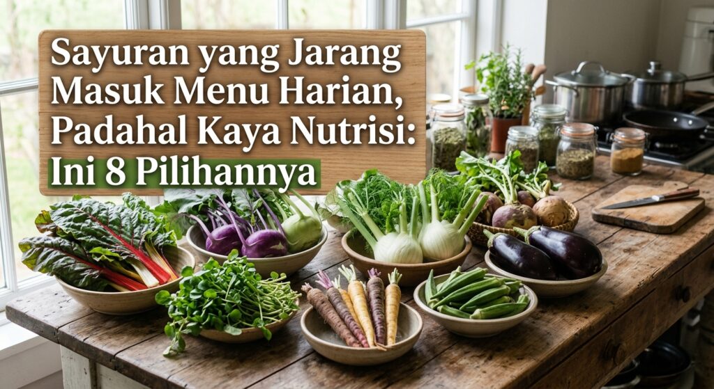 Sayuran yang Jarang Masuk Menu Harian, Padahal Kaya Nutrisi: Ini 8 Pilihannya