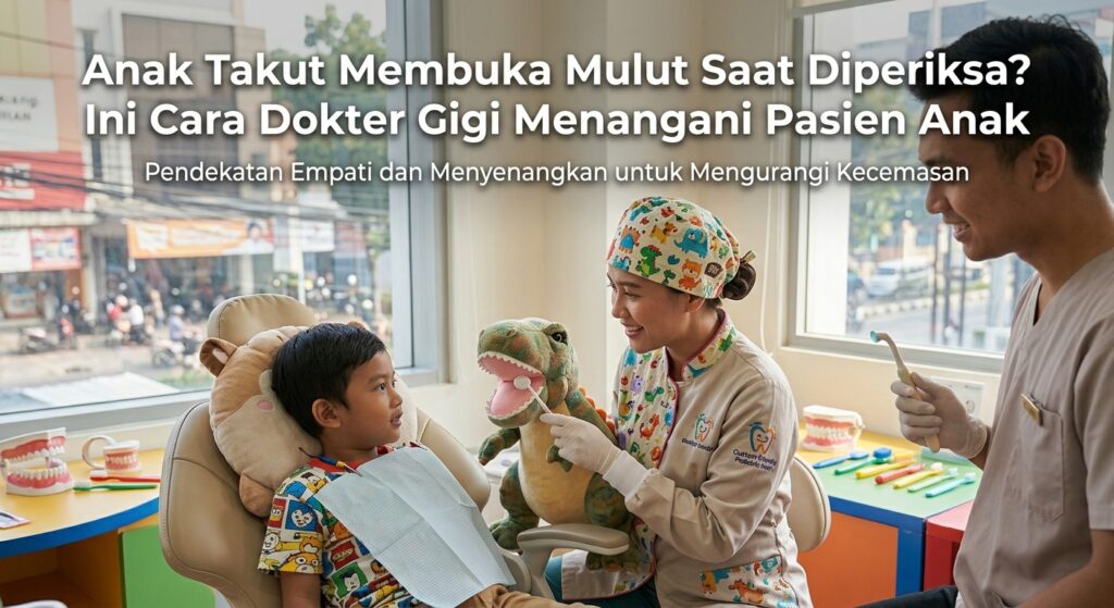 Anak Takut Membuka Mulut Saat Diperiksa? Ini Cara Dokter Gigi Menangani Pasien Anak