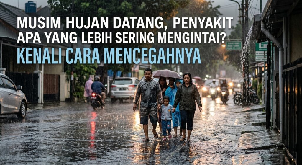 Musim Hujan Datang, Penyakit Apa yang Lebih Sering Mengintai? Kenali Cara Mencegahnya