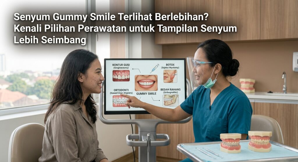 Senyum Gummy Smile Terlihat Berlebihan? Kenali Pilihan Perawatan untuk Tampilan Senyum Lebih Seimbang