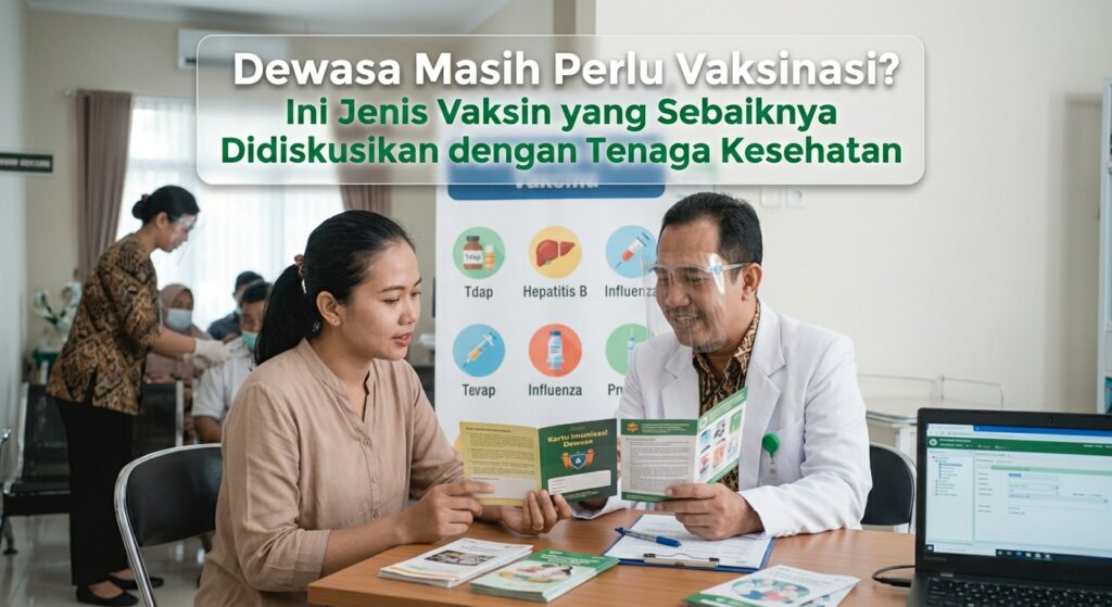 Dewasa Masih Perlu Vaksinasi? Ini Jenis Vaksin yang Sebaiknya Didiskusikan dengan Tenaga Kesehatan