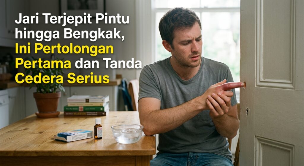 Jari Terjepit Pintu hingga Bengkak, Ini Pertolongan Pertama dan Tanda Cedera Serius